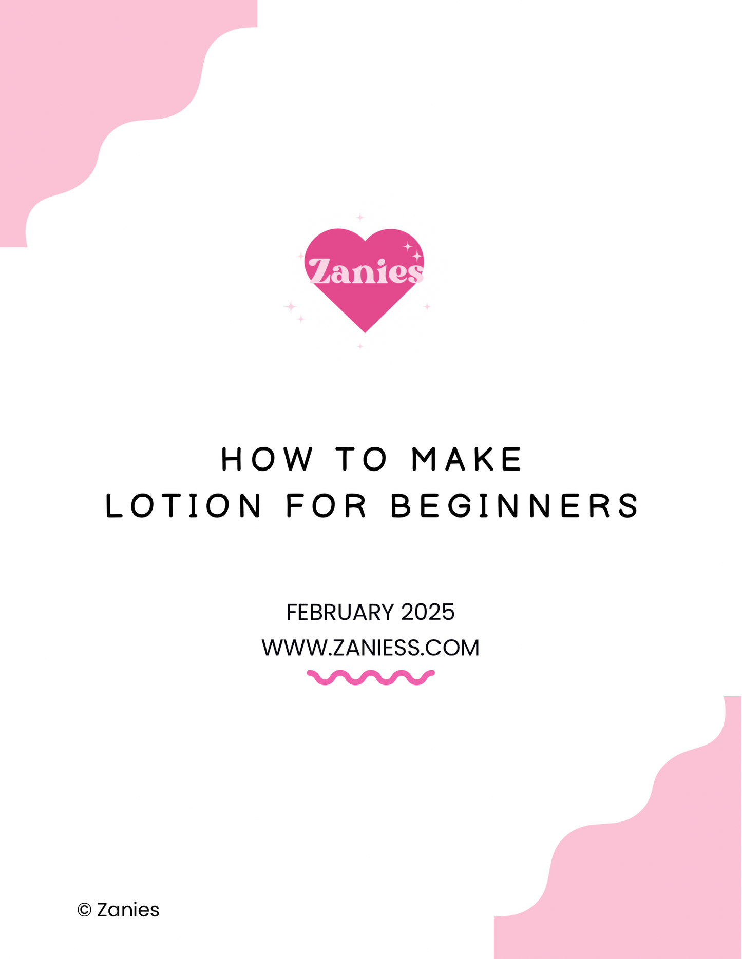 Lotion Formula for Beginnersđ